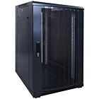 18U patchkast met geperforeerde deur 600x800x1000mm (BxDxH)