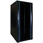 27U patchkast met glazen deur 600x800x1400mm (BxDxH)
