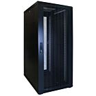 27U patchkast met geperforeerde deur 600x800x1400mm (BxDxH)