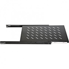1U uitschuifbare legbord voor patchkast, 19inch 1200 mm diepte, Max 18Kg