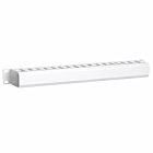 1U rangeerpaneel - kabelhouder 19 inch, wit