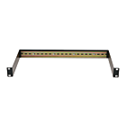 1U DIN rail voor 19-inch patchkasten