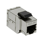 CAT6a STP Keystone Connector Grijs - RJ45