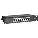 Patchpanel 10 inch Cat5e FTP - 8 poorts