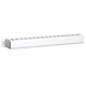 1U rangeerpaneel - kabelhouder 19 inch, wit
