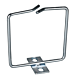 19 inch Kabelmanagement ring 80 x 80, roestvrij