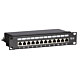 Patchpanel 10 inch Cat6 FTP - 12 poorts