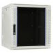 12U witte wandkast (kantelbaar) met glazen deur 600x600x635mm (BxDxH)