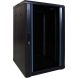 18U patchkast met glazen deur 600x600x1000mm (BxDxH)