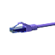 UTP CAT6a patchkabel 2m paars - 100% koper
