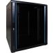 18U patchkast met glazen deur 800x800x1000mm (BxDxH)