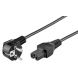 (Cisco) Netsnoer, Haaks schuko male naar C15, Basic, 2m, Zwart