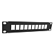 1U Patchpaneel Keystone 10 inch 8 poort RJ45