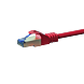 CAT6a S/FTP (PIMF) patchkabel 7,50m rood