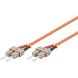 Multimode patchkabel SC-SC 1m, duplex 50/125 OM2