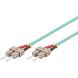 Multimode patchkabel SC-SC 15m, duplex 50/125 OM3