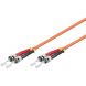 Multimode patchkabel ST-ST 1m, duplex 50/125 OM2