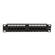 Patchpanel 10 inch Cat6a UTP - 12 poorts