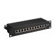 1U Patchpaneel 10 inch 12 poorts Cat6a STP Wit