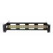 2U DIN rail voor 19 inch patchkasten
