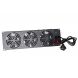 Fan met 3 ventilatoren voor tussen de 19 inch stijlen - 3U