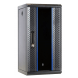 10 inch 12U patchkast met glazen deur 370x450x618mm (BxDxH)
