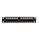 Patchpanel 10 inch Cat6a UTP - 12 poorts