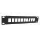 1U Patchpaneel Keystone 10 inch 8 poort RJ45