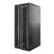 47U patchkast met dubbele geperforeerde voor- en achterdeur 800x1000x2200mm (BxDxH)