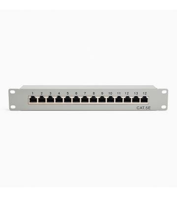Cat5 10 inch 12 poorts STP patchpaneel