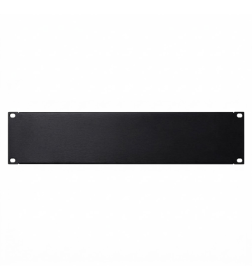 2U 19 inch afdekpaneel in het zwart