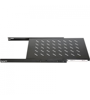 1U uitschuifbaar legbord voor 19" patchkasten van 800 mm diepte, Max 18KG.