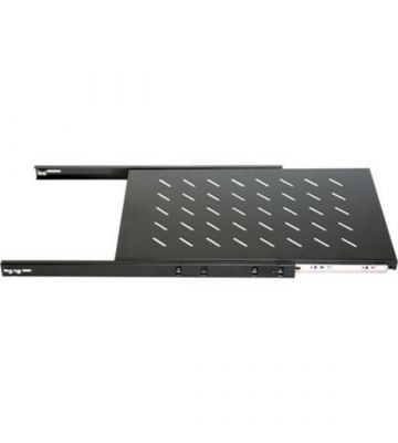 1U uitschuifbare legbord voor 19" patchkasten van 600 mm diepte, Max 18KG.