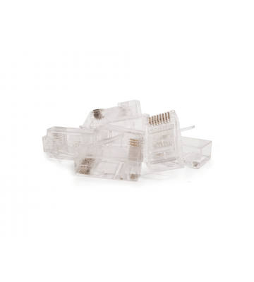 DANICOM UTP CAT5e RJ45 Connector - voor soepele en stugge kern - 10 stuks