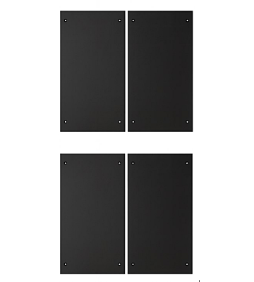 Datacenter set zijpanelen voor 48U kasten, 1200mm diep