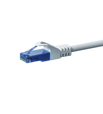 UTP CAT6a patchkabel 5m wit - 100% koper
