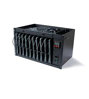 19 inch laptopkast met scalergy-tab voor 10 devices tot 11 inch  