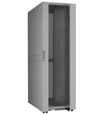 42U Datacenter patchkast met geperforeerde deur 800x1200x2000mm (BxDxH) Grijs