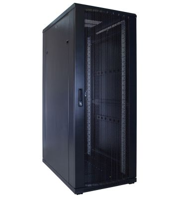 32U, 19" patchkast, stalen geperforeerde deuren, (BxDxH) 600x1000x1600mm