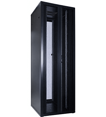 47U serverkast met dubbele geperforeerde voor- en achterdeur 600x800x2200mm (BxDxH)