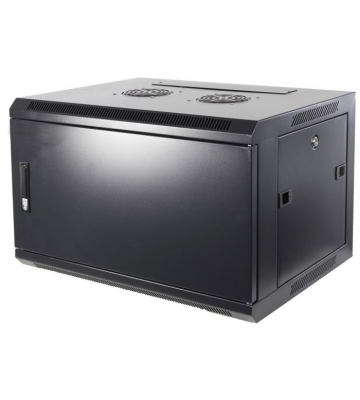 6U wandkast met metalen deur 600x450x368mm (BxDxH)