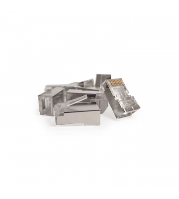 CAT6 Connector RJ45- Shielded - voor soepele kern - 10 stuks