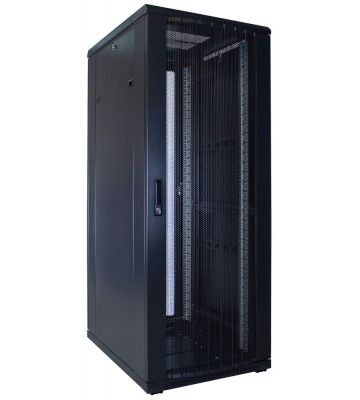 32U patchkast met geperforeerde deur 600x800x1600mm (BxDxH)