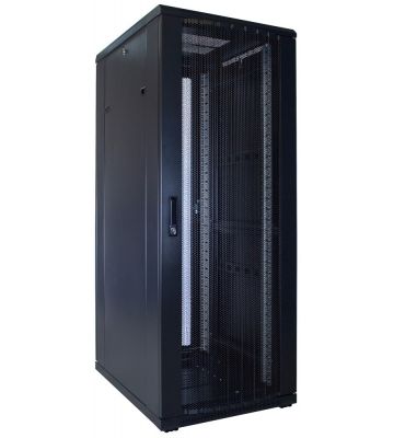 32U patchkast - 19'' met stalen geperforeerde deuren, (BxDxH) 600x800x1600mm