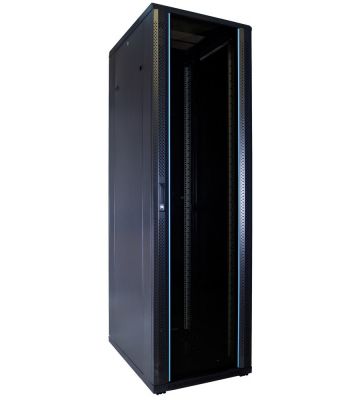 42U patchkast met glazen deur 600x800x2000mm (BxDxH)