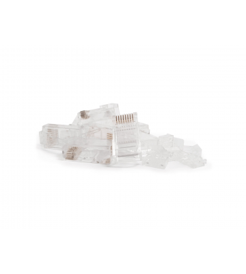 DANICOM UTP CAT6 RJ45 Connector - voor stugge kern - 10 stuks