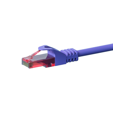 UTP CAT6 patchkabel 5m paars - 100% koper