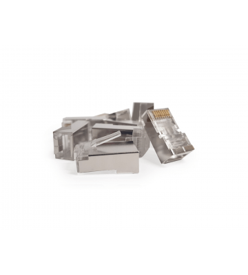 DANICOM FTP CAT5e RJ45 Connector - voor soepele en stugge kern - 10 stuks