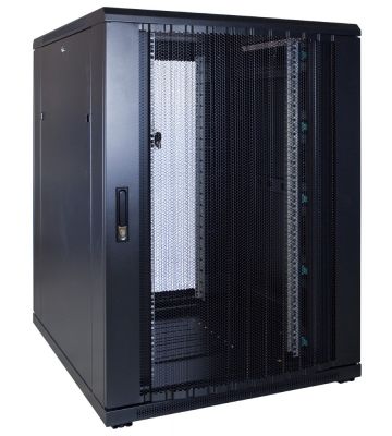 22U patchkast met geperforeerde deur 800x1000x1200mm (BxDxH)