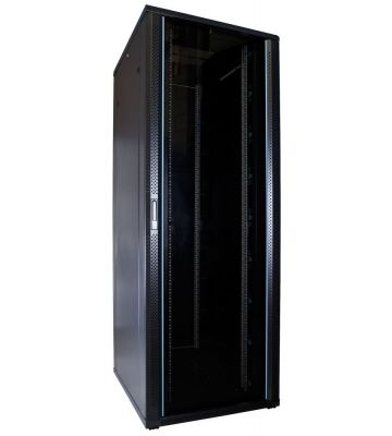 47U patchkast met glazen deur 800x1000x2200mm (BxDxH)